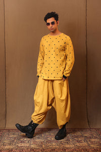 Mati Bottoms Men's Mustard Baggy Pants