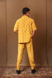 Mati Bottoms Mustard Straight Pants