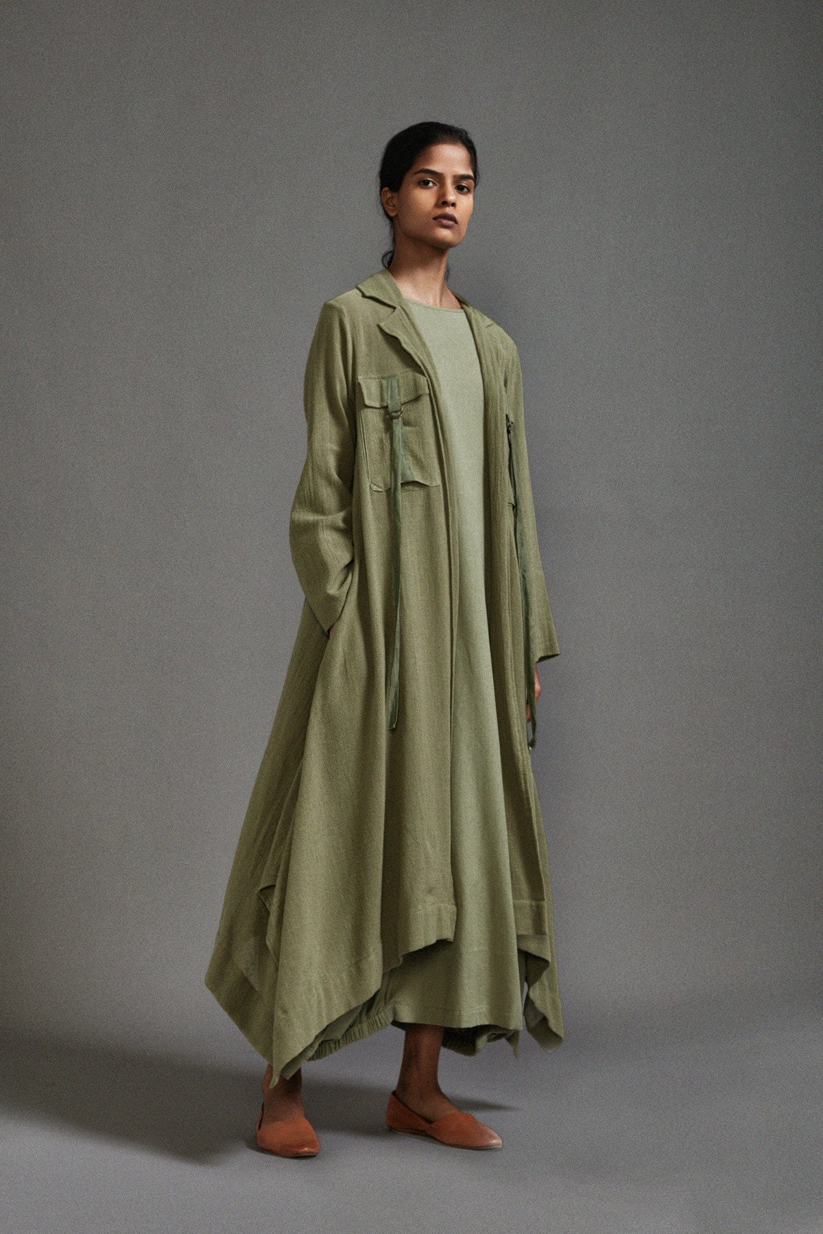 Mati Dresses Green Safari Vari and Koza Set