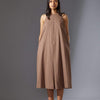 Mati Dresses Mati Vita Aakaar Beige Dress