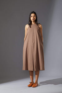 Mati Dresses Mati Vita Aakaar Beige Dress