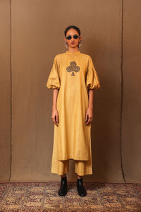 Mati Dresses Mustard Big Club Tunic