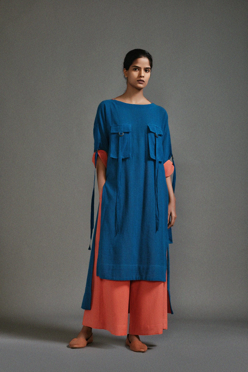 Mati Dresses XS Blue New Ruka Tunic