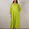 Mati Dresses XS Mati Pleated Dress-Neon Green