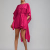 Mati Dresses XS Pink Fringed Kaftan