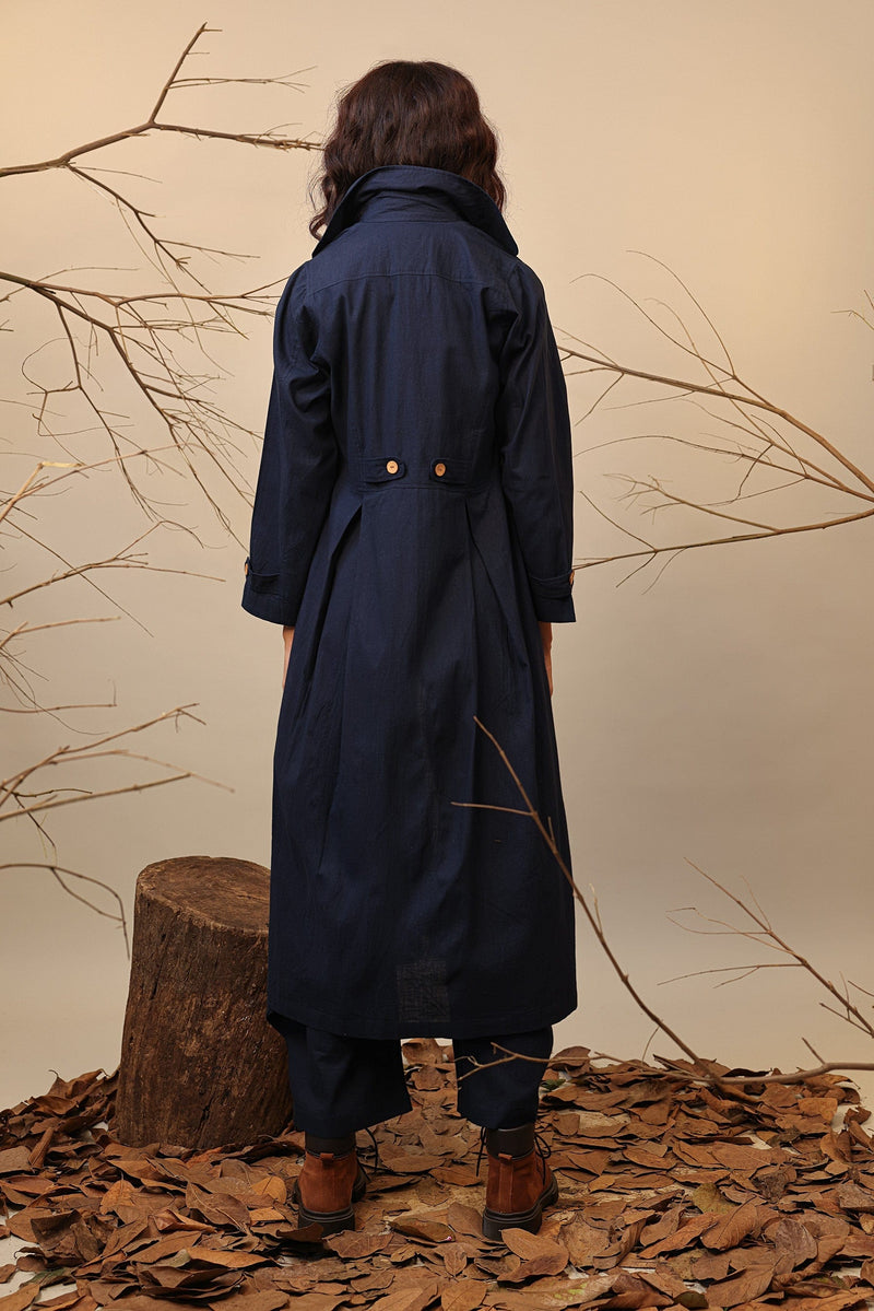 Mati JACKET Blue Cali Trench Jacket