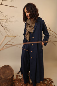 Mati JACKET Blue Cali Trench Jacket