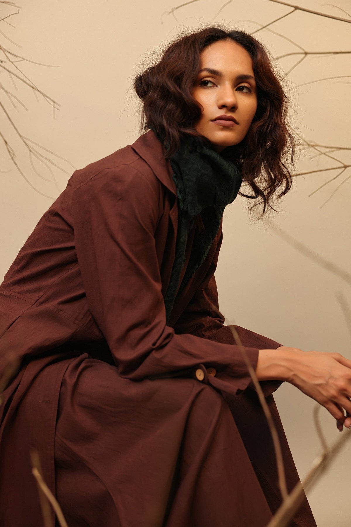 Mati JACKET Brown Cali Trench Jacket