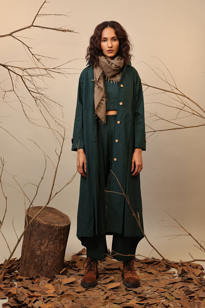 Mati JACKET Green Cali Trench Jacket