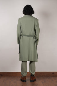 Mati JACKET Men's Green Trench Jacket