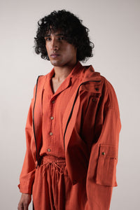 Mati JACKET Men's Rust Safari Crop Jacket