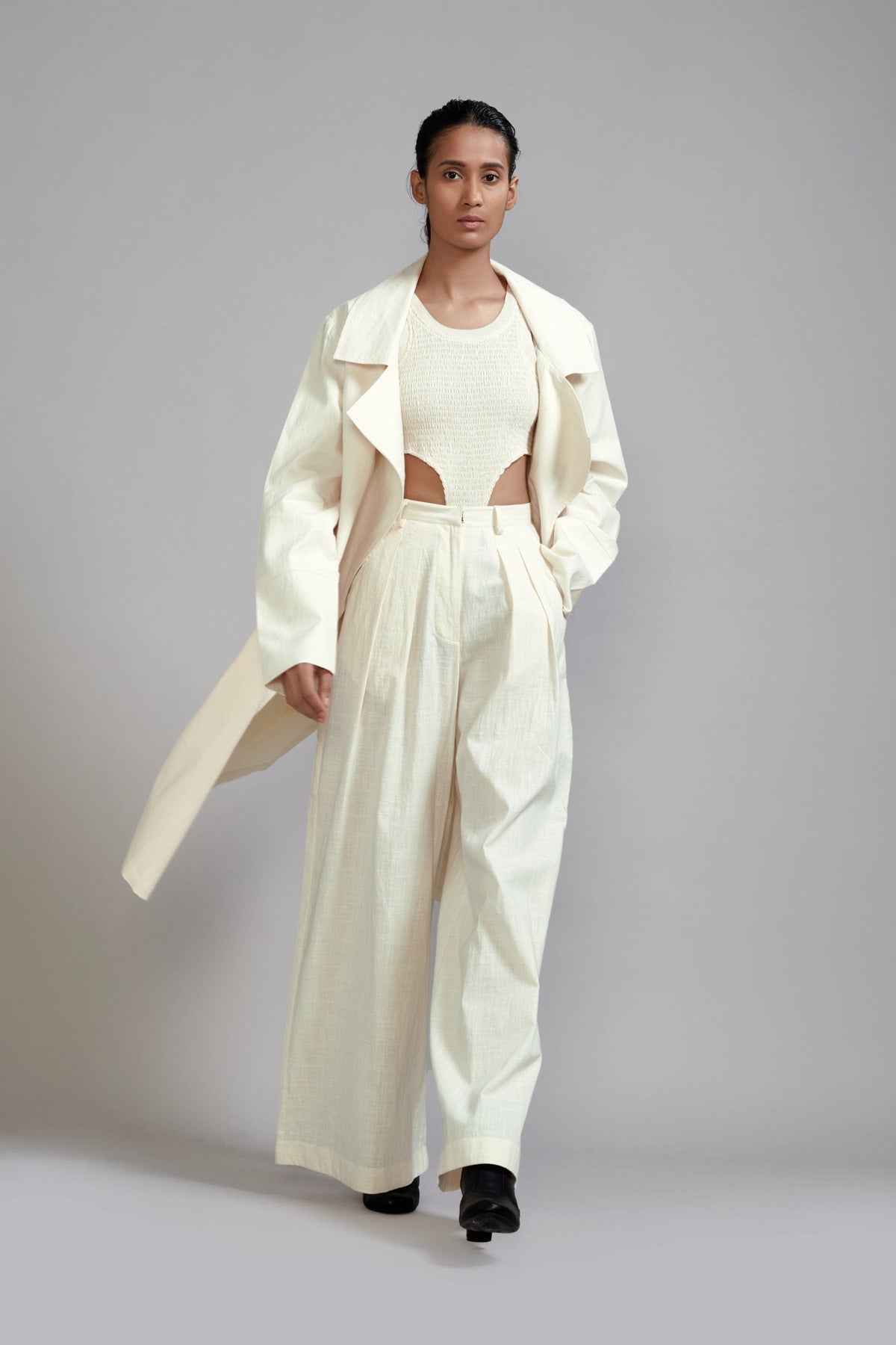 Mati JACKET Off-White Trench Jacket