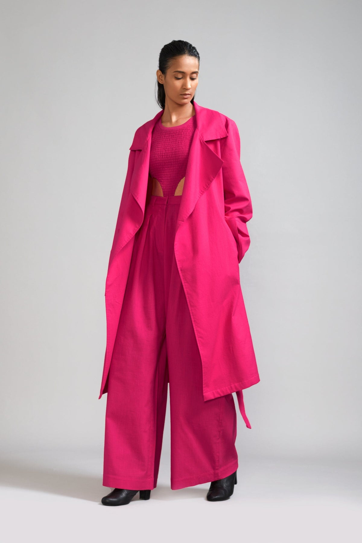 Mati JACKET Pink Trench Jacket (Ready to Ship)