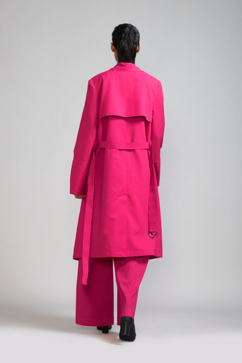 Mati JACKET Pink Trench Jacket (Ready to Ship)