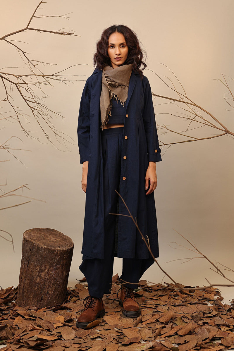 Mati JACKET XS Blue Cali Trench Jacket