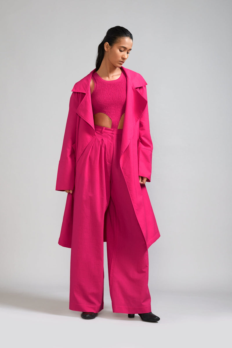 Mati JACKET XS Pink Trench Jacket (Ready to Ship)