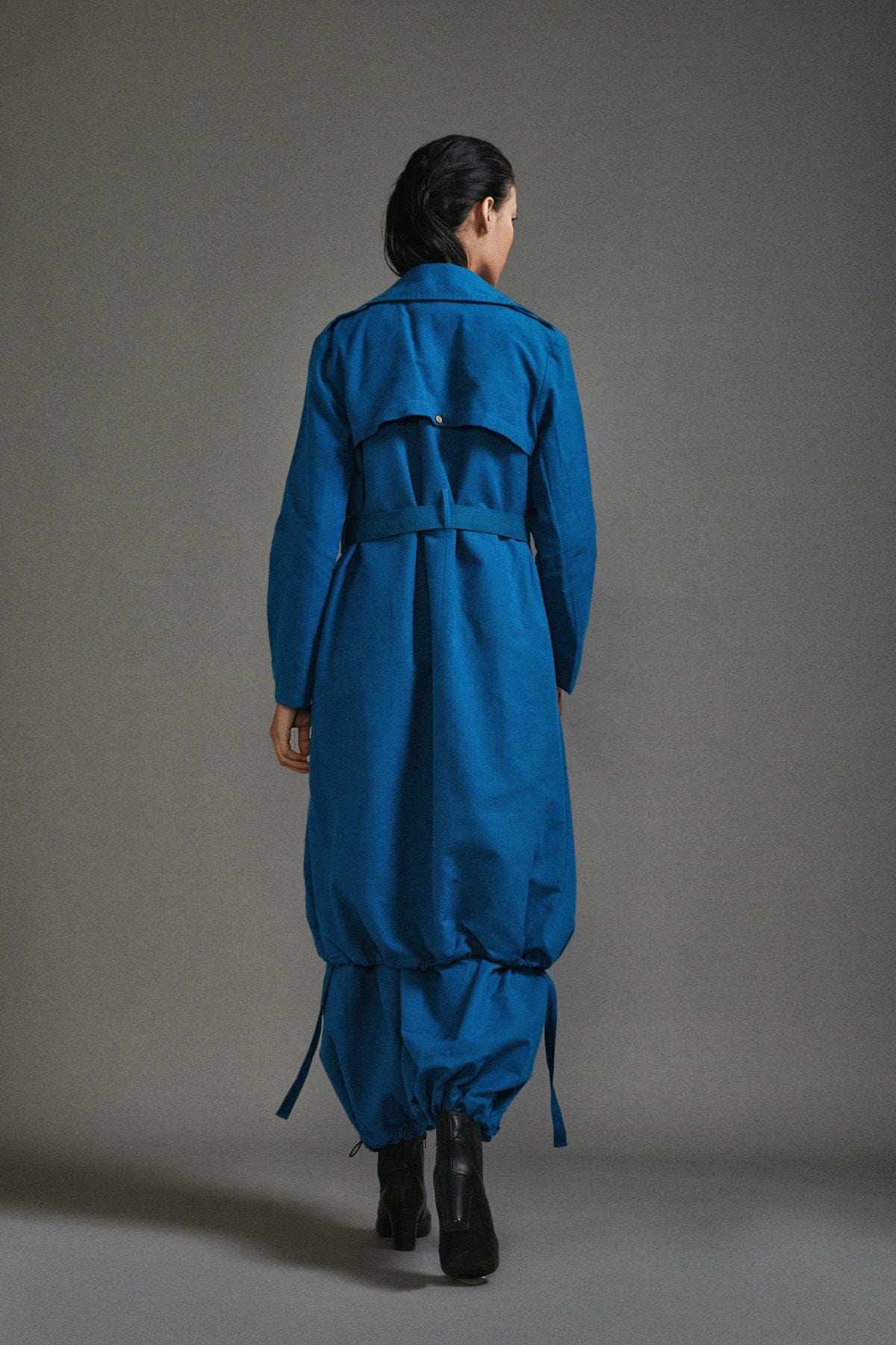 Mati Jackets Blue Safari Trench Jacket