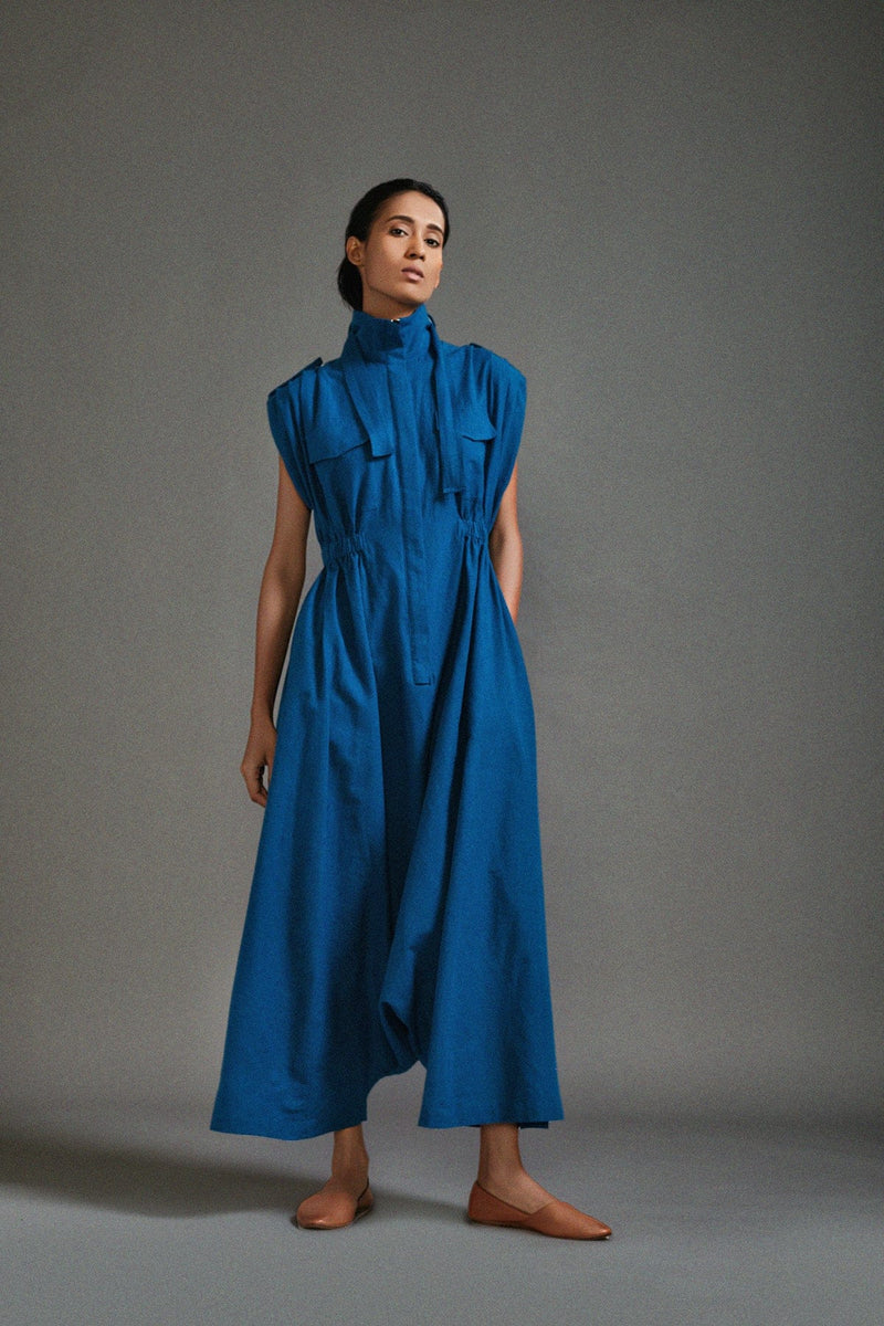 Mati JUMPSUIT Blue Safari Safari Jumpsuit