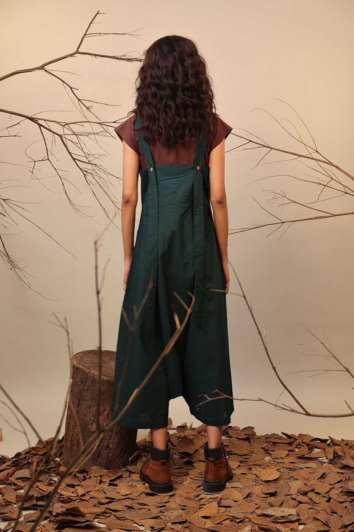 Mati JUMPSUIT Green Dungarees