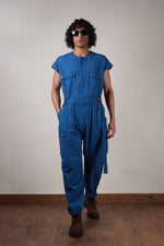 Mati JUMPSUIT Men's Blue Safari Jumpsuit