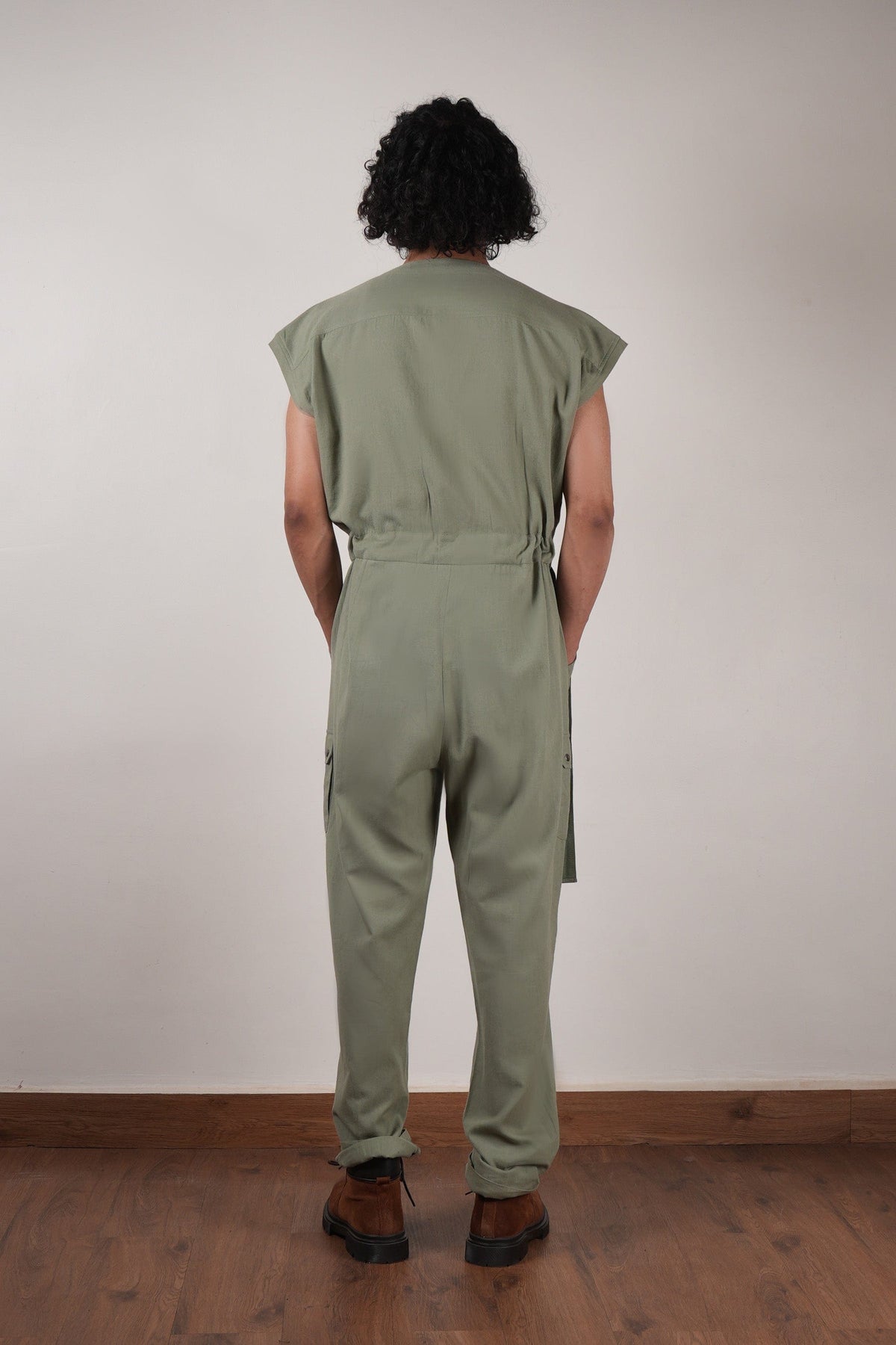 Mati JUMPSUIT Men's Green Safari Jumpsuit