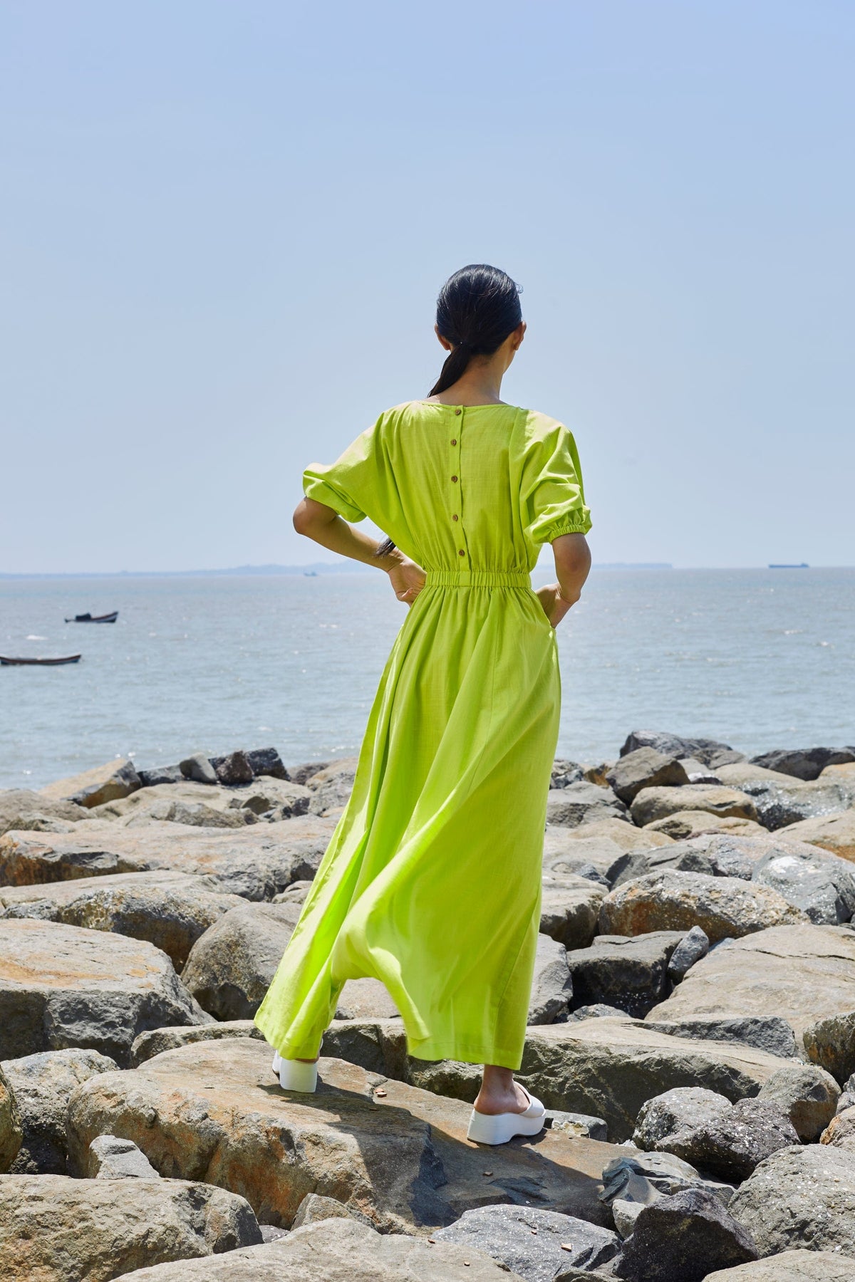 Mati JUMPSUIT Neon Green Sphara Jumpsuit