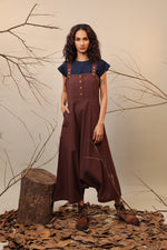 Mati JUMPSUIT XS Brown Dungarees