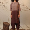 Mati Outfit Sets Beige & Brown Dual Ruka Tunic