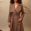 Mati Outfit Sets Biege Trench Dress