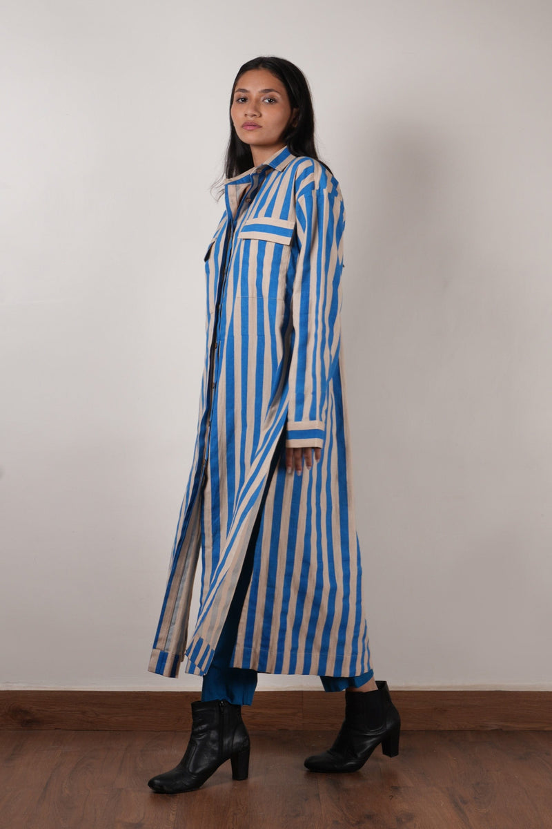 Mati Outfit Sets Mati Blue Striped Tunic Set (2 PCS)