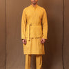 Mati Outfit Sets S Mustard EMB Club Kurta Bandi Set (4 PCS)