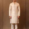 Mati Outfit Sets S Off-White STR Buttoned Kurta Set (2 PCS)