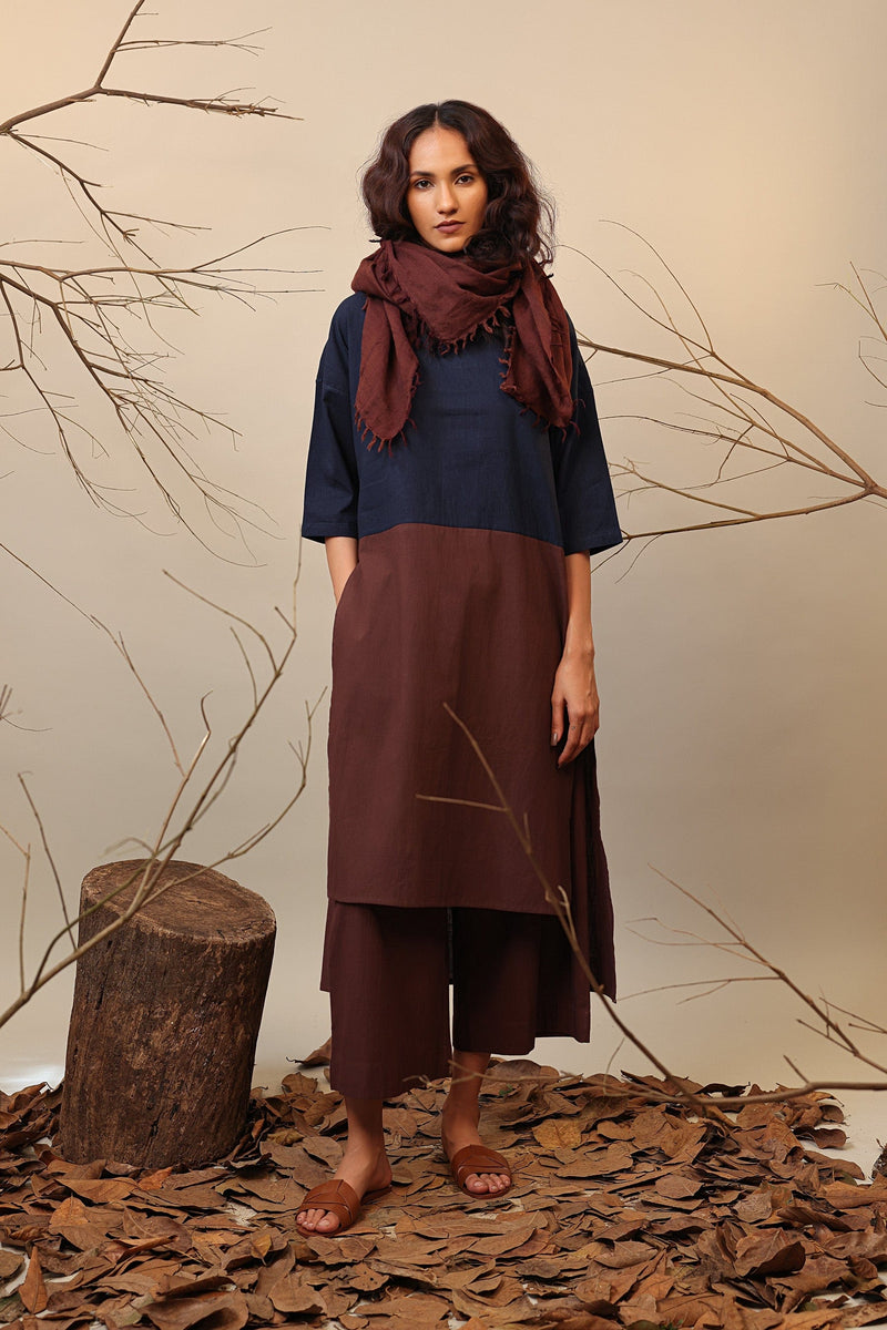 Mati Outfit Sets XS Blue & Brown Dual Ruka Tunic