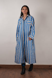 Mati Outfit Sets XS Mati Blue Striped Tunic Set (2 PCS)