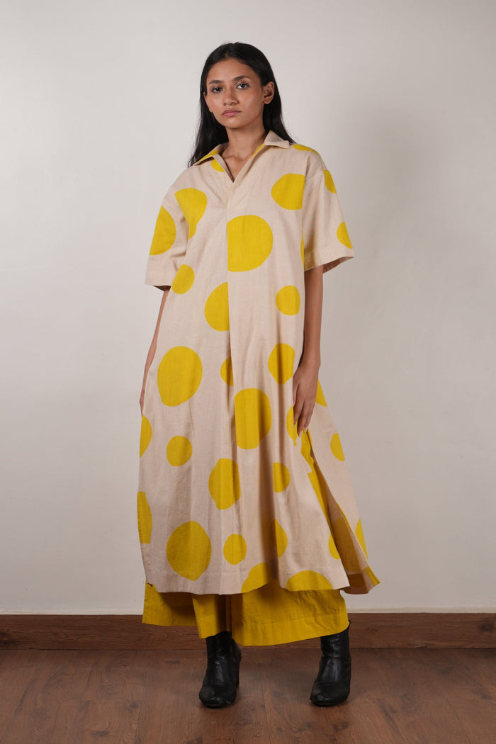 Mati Outfit Sets XS Mati Yellow Polka Tunic Set (2 PCS)