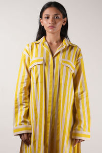 Mati Outfit Sets XS Mati Yellow Striped Tunic Set (2 PCS)