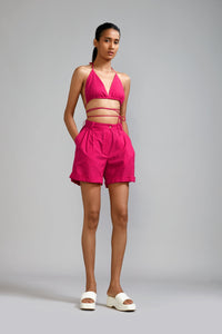 Mati Separates XS Pink Overlap Bralette