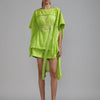 Mati SET Neon Green Fringed Kaftan Co-Ords (3 PCS)