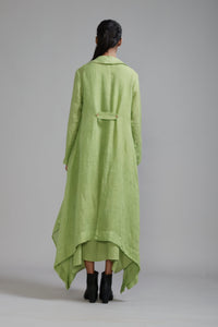 Mati SET Vari Aakaar & Trench Jacket Set Green