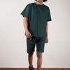 Mati Shirts & Tops Green Overlap Men's T-Shirt