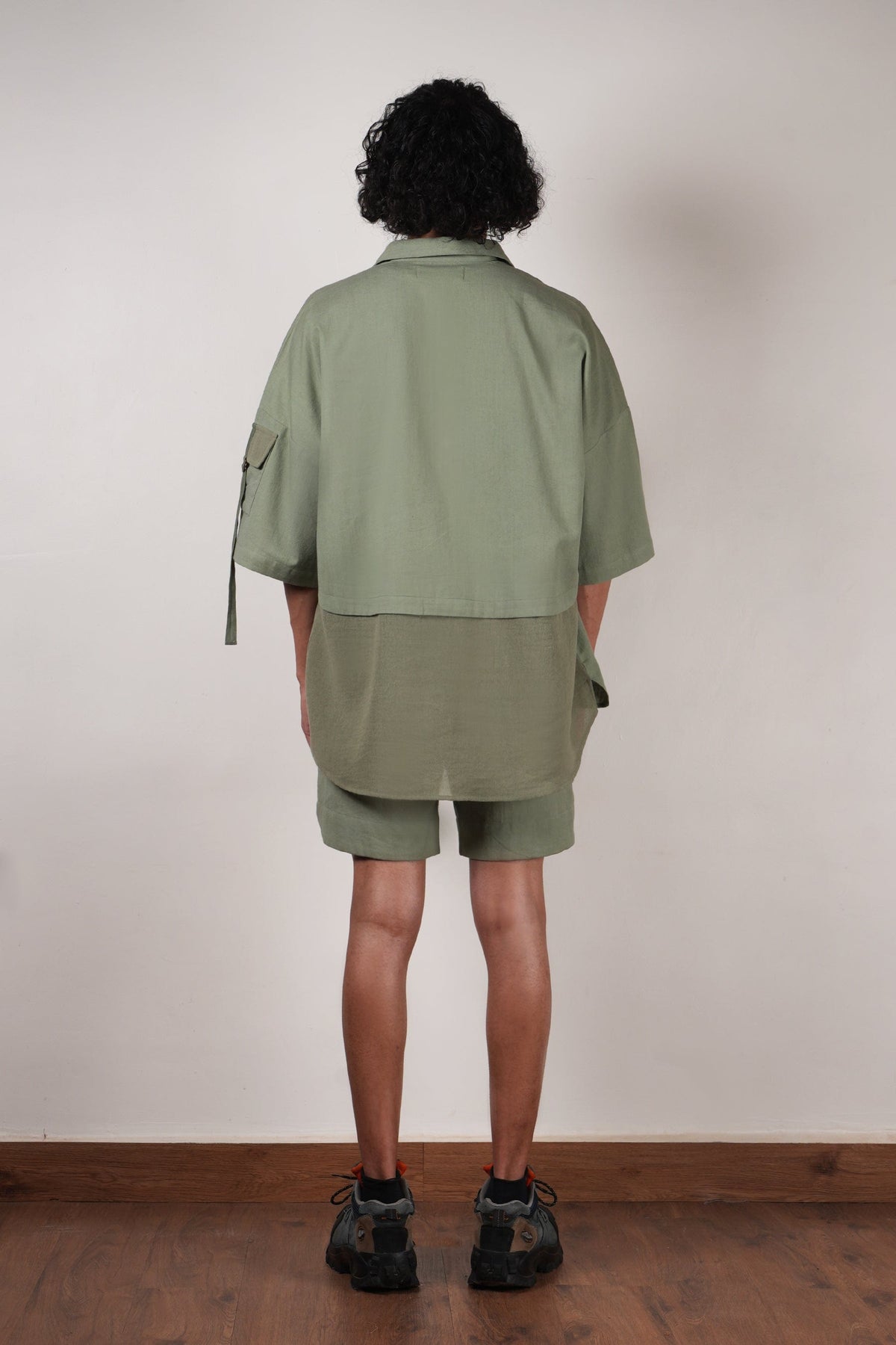 Mati Shirts & Tops Men's Green Oversized Shirt