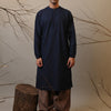 Mati Shirts & Tops Men's Raglan Blue Kurta