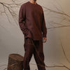 Mati Shirts & Tops Men's Roots Brown Short Kurta