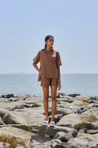 Mati TOPS Beige Ekin Shirt