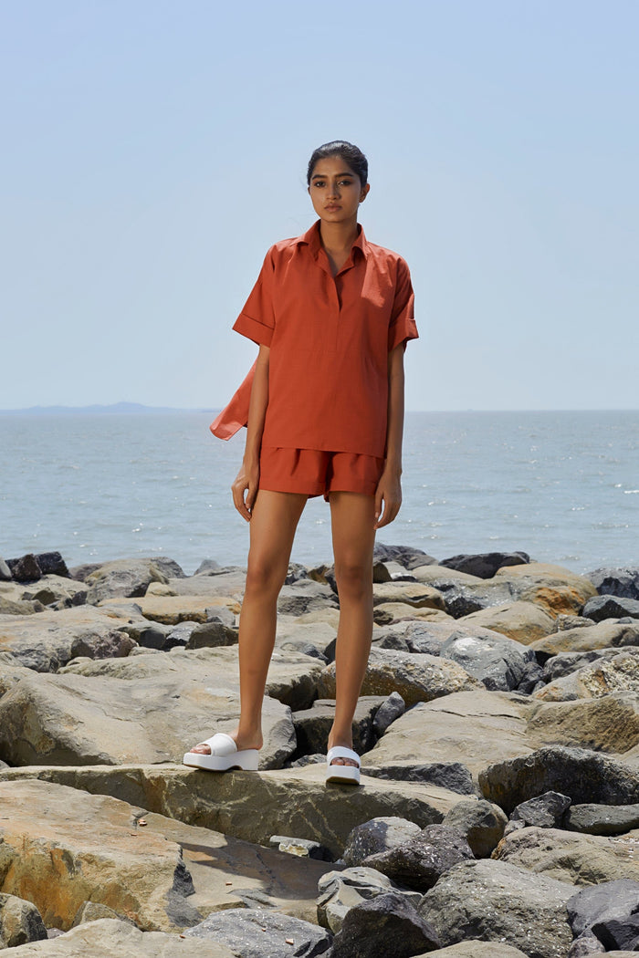 Mati TOPS Rust Ekin Shirt