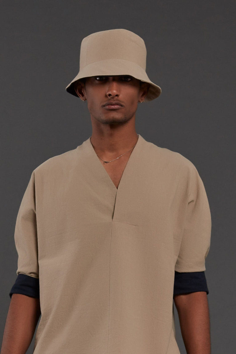 Mati Accessories Beige Bucket Hat