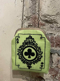 Mati Accessories SOLO CLUB GREEN CLUTCH