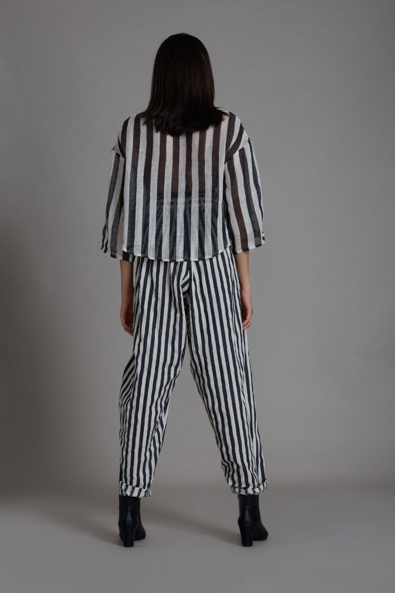 Mati Bottoms Mati Ikka Balloon Pants - Black Stripe