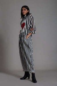 Mati Bottoms Mati Ikka Balloon Pants - Black Stripe