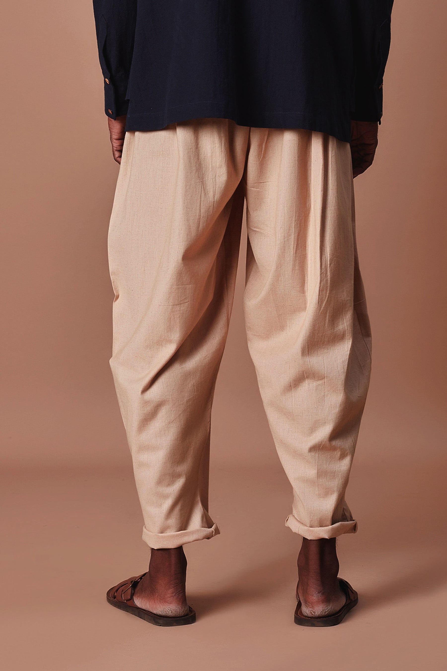 ASOS Wide Balloon Pants In Stone in Natural for Men  Lyst
